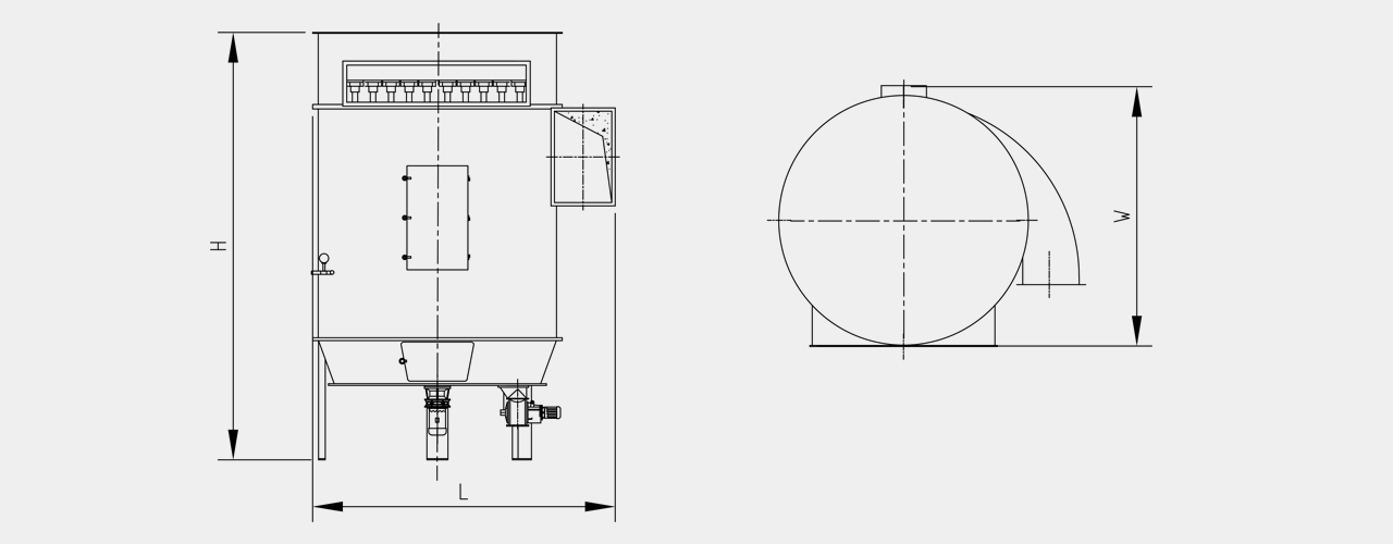 dust collector drawing